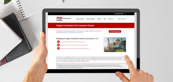 Oregon Contractor Prelicensure Course